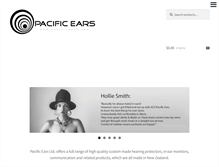 Tablet Screenshot of pacificears.co.nz